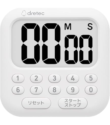 デジタルタイマーキューブ サイレント切替機能搭載 Amazon｜dretec ドリテック タイマー デジタル キュービックタイマー